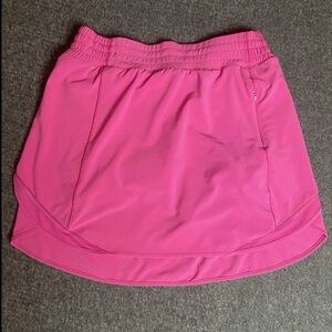 lululemon athletica Pink Skirt Hotty Hot Skort